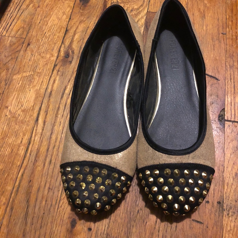 Forever 21 studded flats